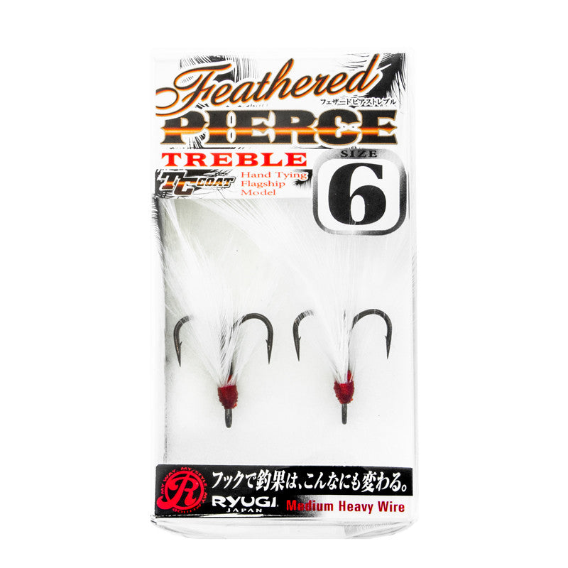 Ryugi Feathered Treble Hook Größe #8