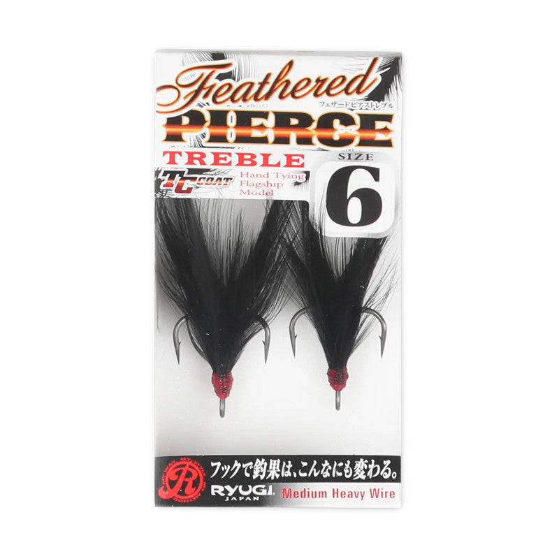 Ryugi Feathered Treble Hook Größe #8