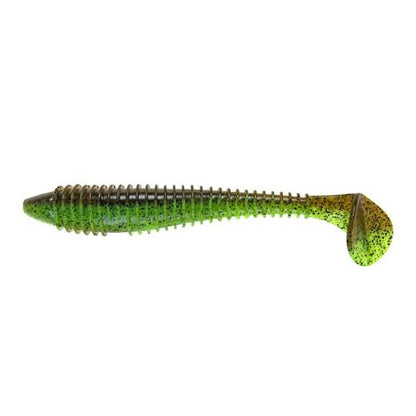 Keitech FAT Swing Impact 6.8" Green Pumpkin Chatreuse