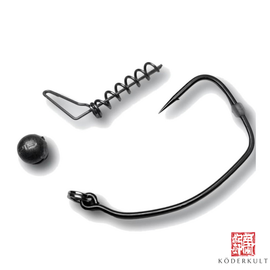 Pikecraft The Weedless Rig| 1x Screw 1x BKK Titan 12/0 1x 10gr Lead