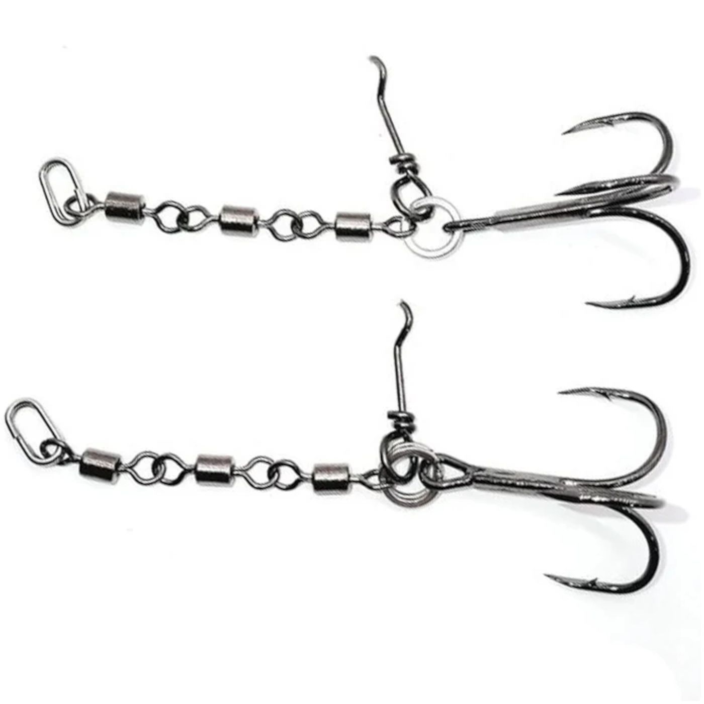 Pikecraft 3-Fach Wirbel Stinger Rig M  BKK 1/0  2pcs