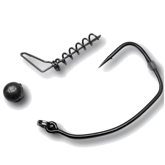 Pikecraft The Weedless Rig| 1x Screw 1x BKK Titan 12/0 1x 10gr Lead