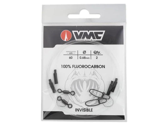 VMC Fluorocarbon Hechtvorfach Leader 40cm 1,00mm